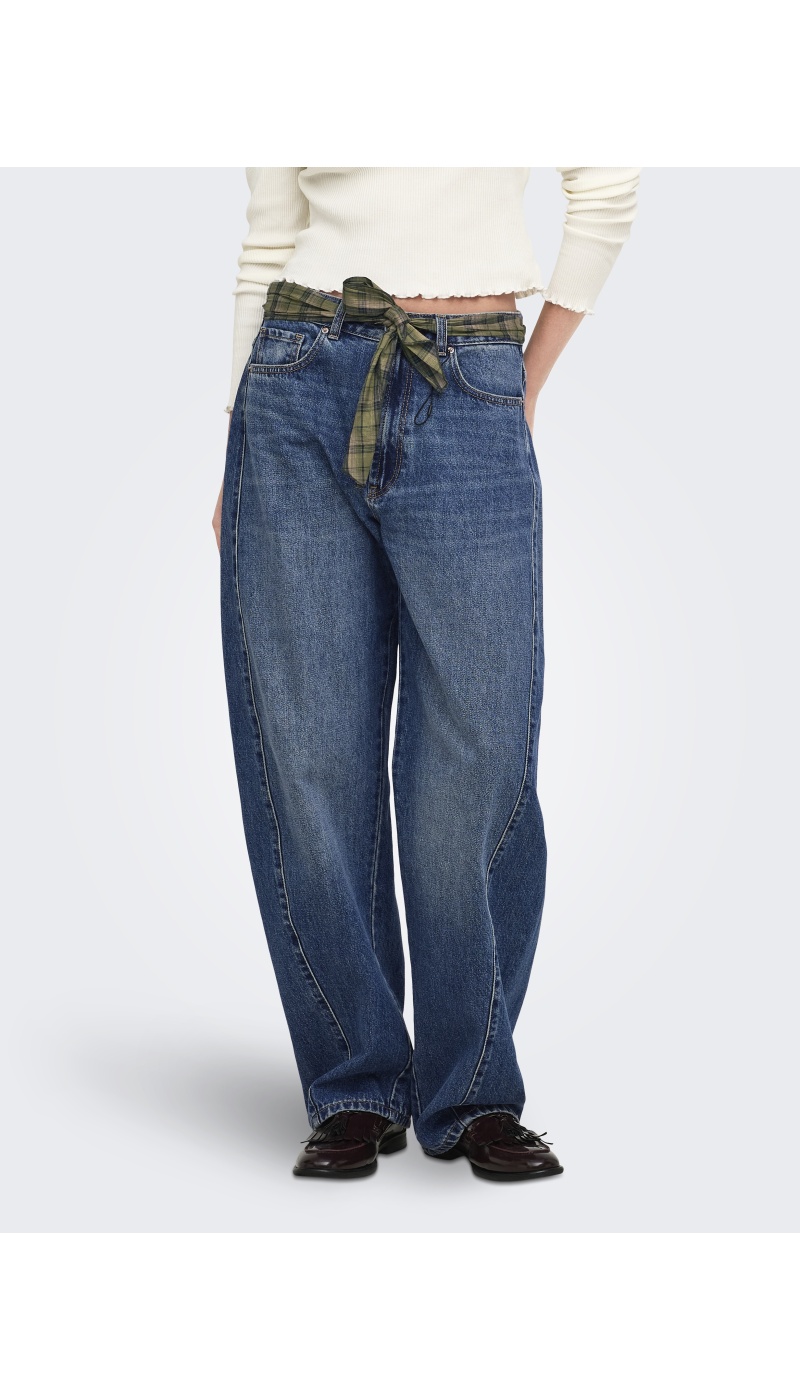 Jean Barrel Medium Blue Denim ONLFENLEY ONLY - 3 | GIÙ